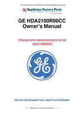 GE HDA2100R00CC Instructions D'installation