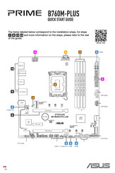 Asus PRIME B760M-OLUS Guide De Démarrage Rapide