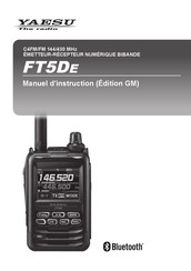 Yaesu FT5DR Manuel D'instruction