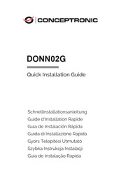 Conceptronic DONN02G Guide D'installation Rapide