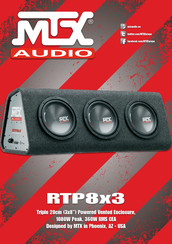 MTX Audio RTP8x3 Mode D'emploi