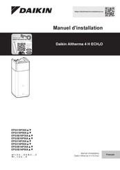 Daikin Altherma 4 H ECH2O Manuel D'installation