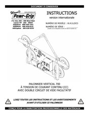 Wood's Powr-Grip VL411LDCO Manuel D'instructions