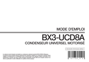 Olympus BX3-UCD8A Mode D'emploi