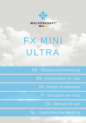 WOLKENKRAFT FX Mini Ultra Notice D'utilisation