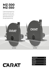 Carat MZ-300 Manuel D'utilisation