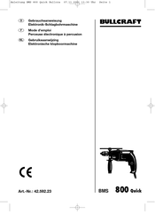 bullcraft 42.592.23 Mode D'emploi