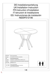 Decobus Handel N620P212190 Instructions D'installation