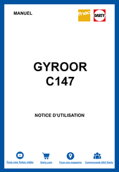 Gyroor C147 Mode D'emploi