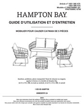 HAMPTON BAY CAYMAN FRS70589C-ST Guide D'utilisation Et D'entretien