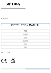 Optika Italy B-510LD4D Manuel D'instructions