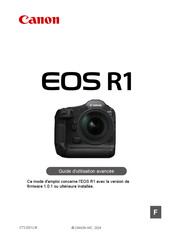 Canon EOS R1 Guide D'utilisation Avancée