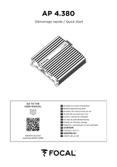 Focal AP 4.380 Démarrage Rapide