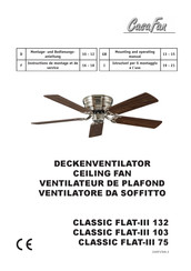 CasaFan CLASSIC FLAT-III 75 Instructions De Montage Et De Service