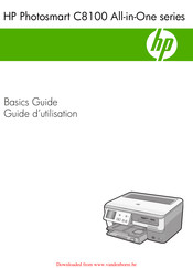 HP Photosmart C8150 Guide D'utilisation