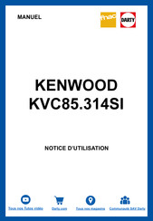 Kenwood KVC85.314SI Instructions