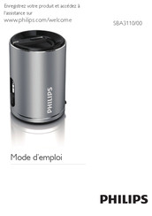 Philips SBA3110/00 Mode D'emploi