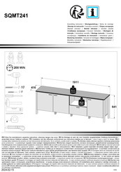 Forte SQMT241 Notice De Montage