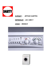 Electrolux ARTHUR MARTIN AW 1059 F Mode D'emploi