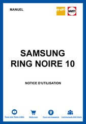 Samsung RING NOIRE 10 Guide Utilisateur