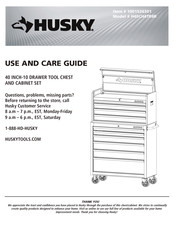 Husky 1001536301 Guide D'utilisation Et D'entretien