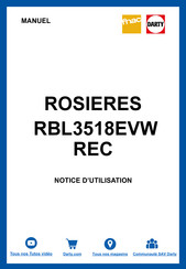 ROSIERES RBL3518EVW REC Mode D'emploi