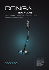 cecotec CONGA ROCKSTAR 3500 STORM FLEX ANIMAL Manuel D'instructions