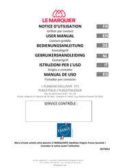 LE MARQUIER PLANCHA EXCLUSIVE AMALIA 375 Notice D'utilisation