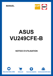 Asus VU249CFE Série Guide De L'utilisateur