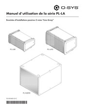 Q-SYS PL-LA Série Manuel D'utilisation