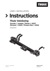 Thule 302064 Manuel D'instructions