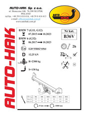 AUTO-HAK B36V Instructions De Montage