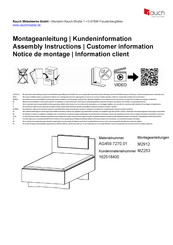 Rauch AG459.7270.01 Notice De Montage