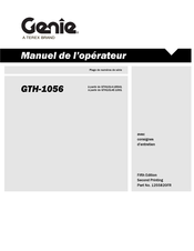 Terex Genie GTH1014E-1001 Manuel De L'opérateur