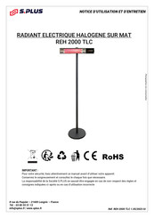 S. Plus REH 2000 TLC Notice D'utilisation Et D'entretien