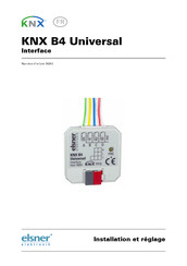 elsner elektronik KNX B4 Universal Installation Et Réglage