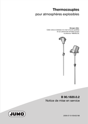 JUMO B 90.1820.0.2 Notice De Mise En Service