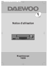 DAEWOO ELECTRONICS VQ236 Notice D'utilisation