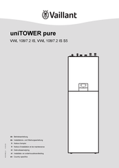 Saunier Duval uniTOWER pure VWL 108/7.2 IS Notice D'emploi