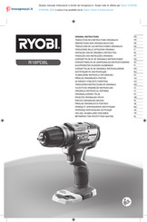 Ryobi R18PDBL-252S Traduction Des Instructions Originales