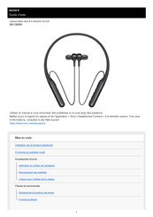 Sony WI-C600N Guide D'aide