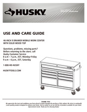 Husky H46MWC9WBB Guide D'utilisation Et D'entretien