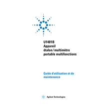 Agilent Technologies U1401B Guide D'utilisation Et De Maintenance