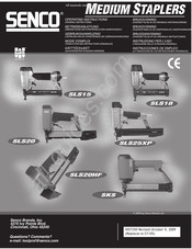 Senco SLS20 Mode D'emploi