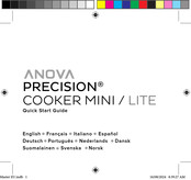 Anova PRECISION COOKER LITE Guide De Démarrage Rapide