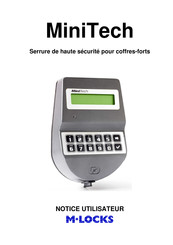 M-LOCKS MiniTech Notice Utilisateur