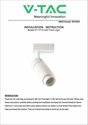 V-TAC VT-7715 Instructions D'installation