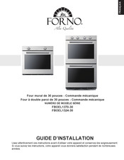 Forno FBOEL1324-30 Série Guide D'installation