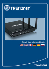 TRENDnet TEW-633GR Guide D'installation Rapide