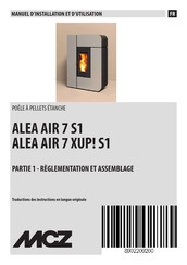 MCZ ALEA AIR 7 S1 Manuel D'installation Et D'utilisation